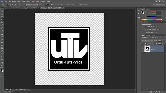 Convert JPG Logo to Transparent PNG in Photoshop смотреть онлайн