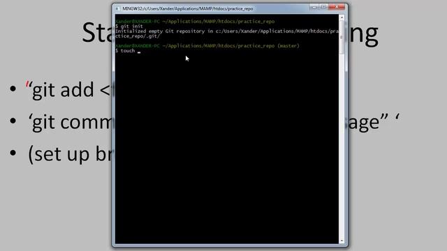 Setup a Repository using Command Line смотреть онлайн