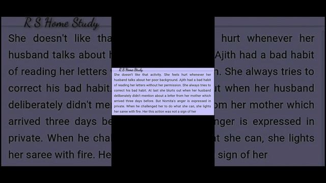 Character Sketch Of Nomita || Matchbox || +2 English || Notes смотреть онлайн