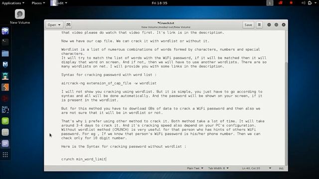 Cracking CAP file with and without wordlist ( WiFi Hacking ) смотреть онлайн