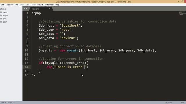 02) Connecting to MySQL Database Using PHP MySQLi смотреть онлайн