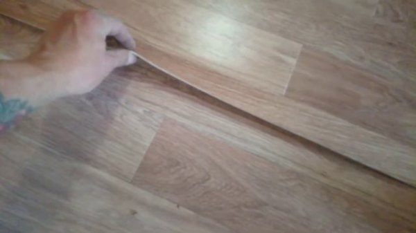 ЛИНОЛИУМ БЕЗ ПОРОЖКА В ДВЕРНОМ ПРОЁМЕ