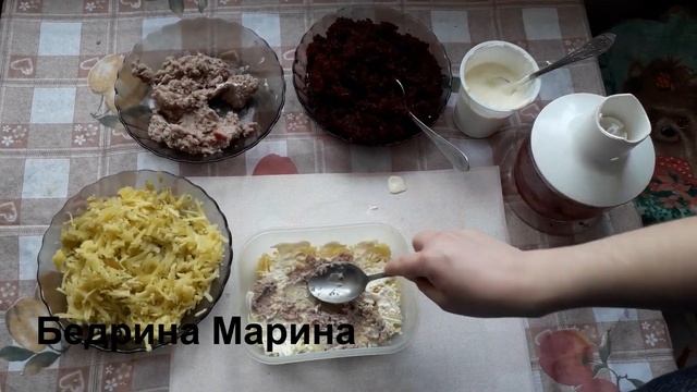 Селедка Под Шубой. (Классический Рецепт),【ДВОЙНОЕ УДОВОЛЬСТВИЕ】, (САМАЯ ВКУСНАЯ СЕЛЕДКА), Салат. смотреть онлайн