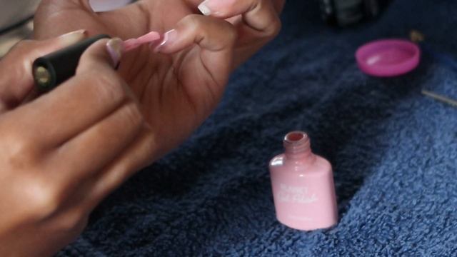 Pink Marble Nails using Gel Polish || Lockdown Nails смотреть онлайн