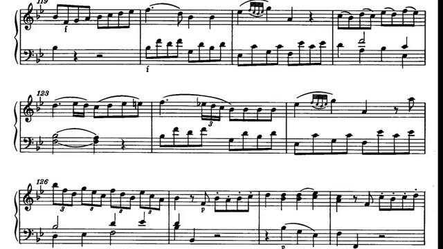 Mozart. Sonata para piano nº 13 Kv. 333 III-Allegretto Grazioso. Partitura e Interpretación. смотреть онлайн