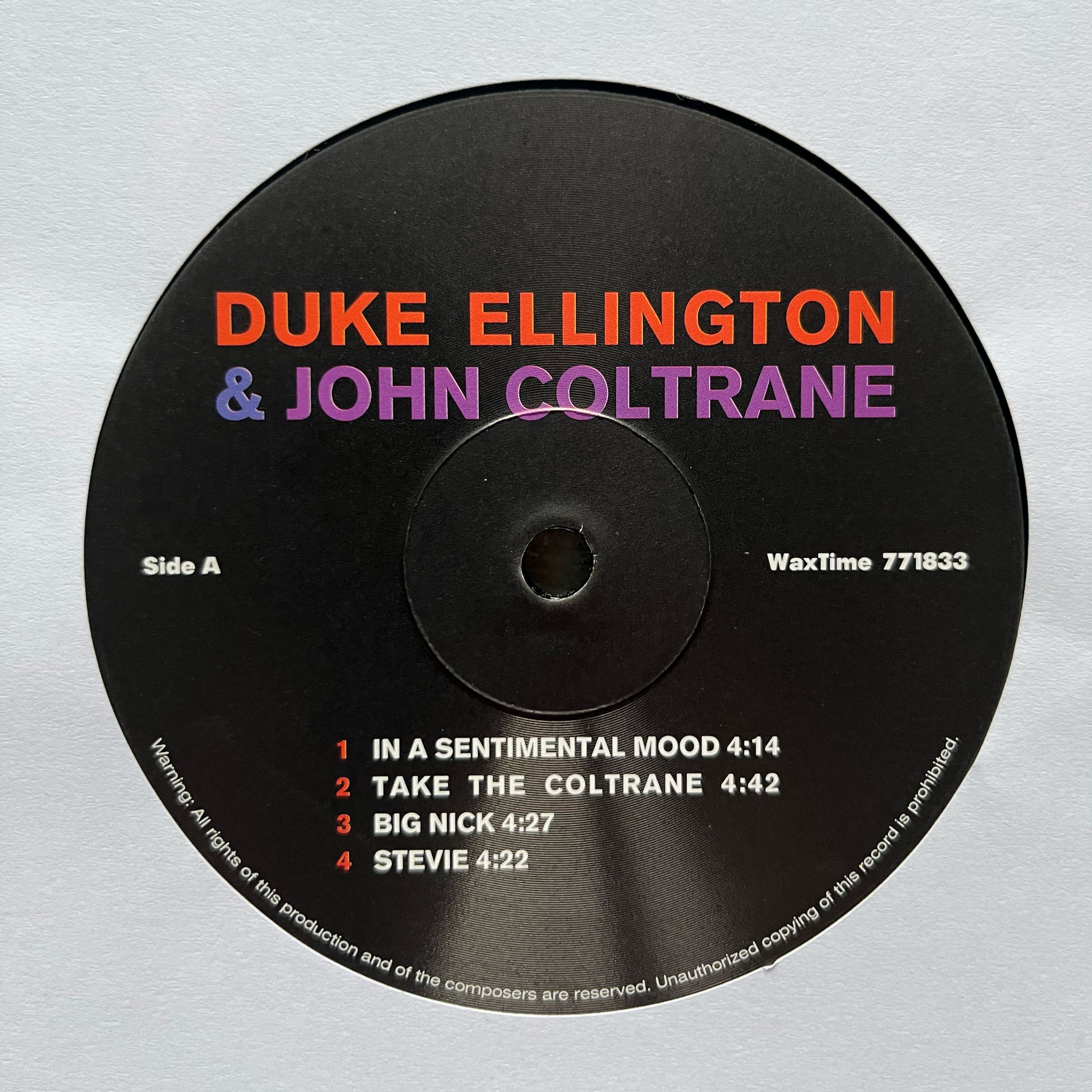 Duke Ellington & John Coltrane (side A) смотреть онлайн