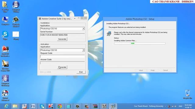 HƯỚNG DẪN CÀI ĐẶT PHOTOSHOP CS2-9.0 - CAO THANH KHÁNH- BKDN смотреть онлайн
