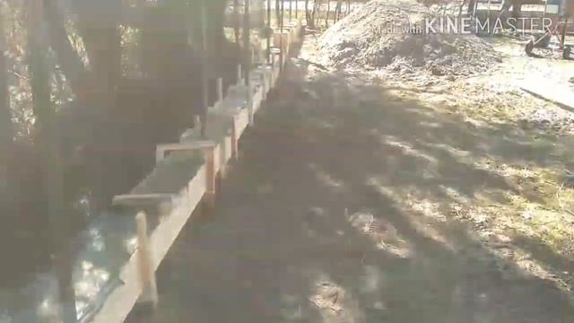 Свайно-ленточный навесной фундамент для забора смотреть онлайн