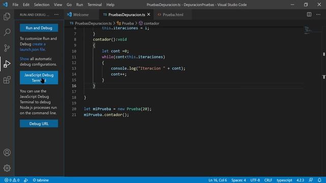 Como Enlazar y depurar typescript смотреть онлайн