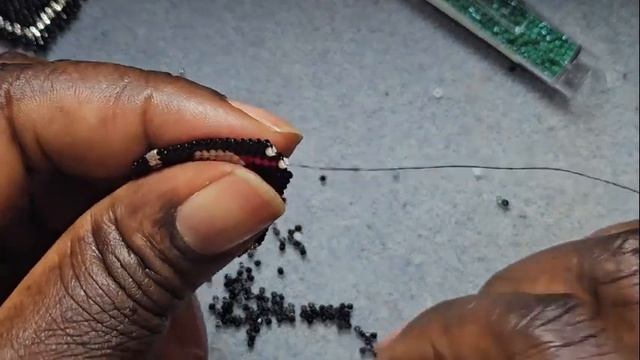 DIY Beaded Handmade Halloween Beaded Earrings Tutorial Using Brick Stitch Method смотреть онлайн