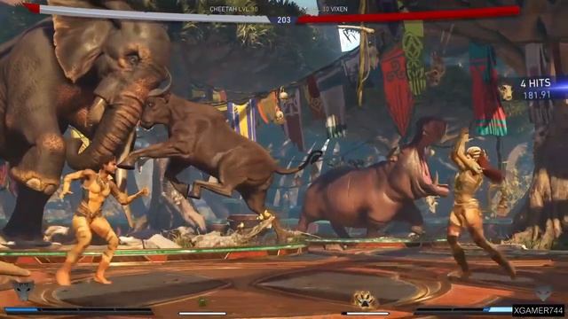 Injustice 2 - Cheetah Vs. Vixen (VERY HARD) смотреть онлайн