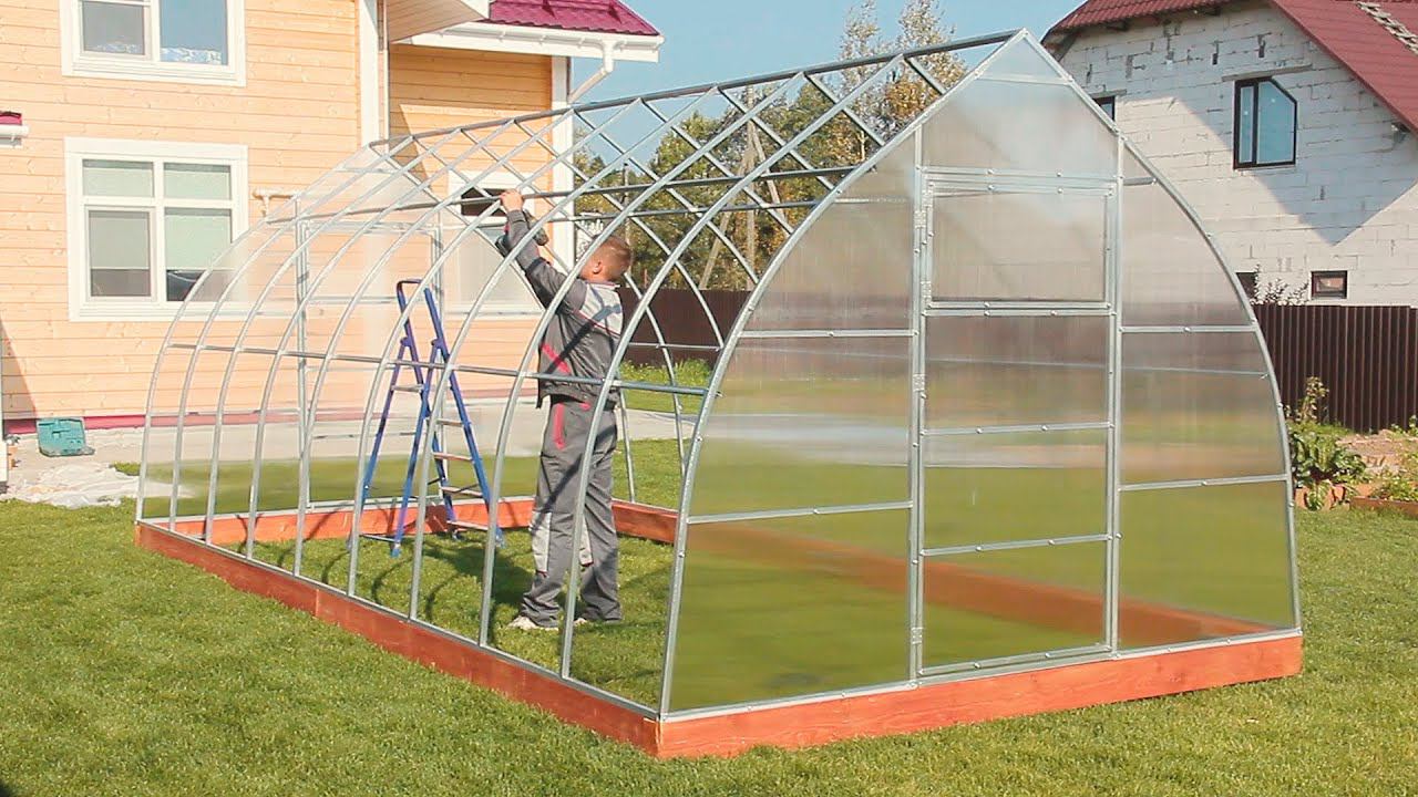 Установка теплицы 