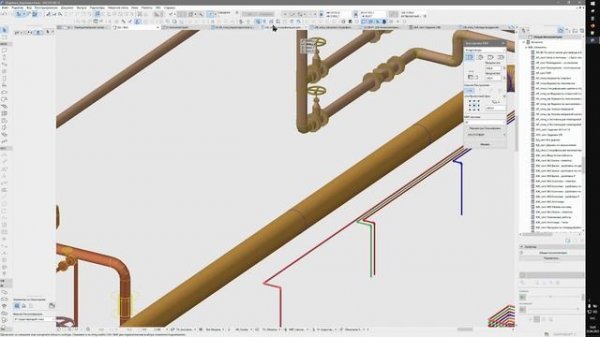 Archicad MEP: Обзор модифицированной библиотеки для трубопроводов и воздуховодов