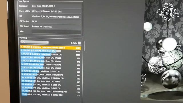 Dual E5 2690 Cinibench R15 test смотреть онлайн