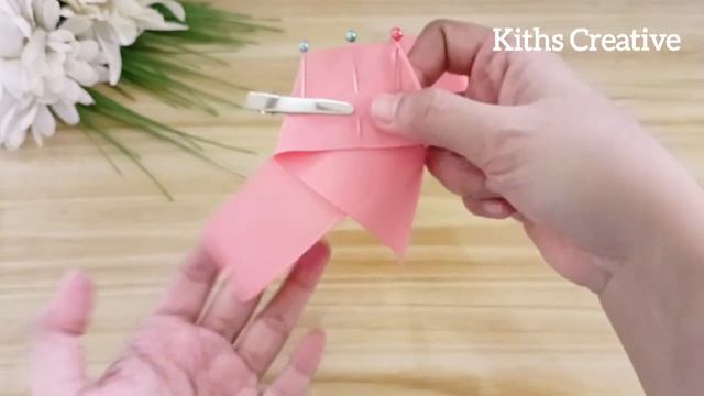 BEAUTIFUL RIBBON BOW MAKING EASILY ? DIY RIBBON BOW ? RIBBON WORK