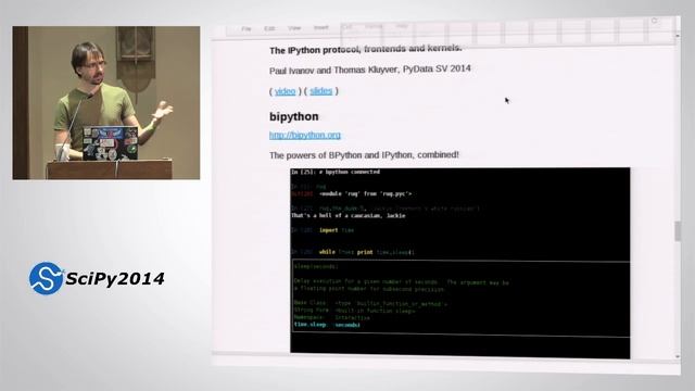 Putting the v in IPython vim ipython and ipython vimception | SciPy 2014 | Paul Ivanov смотреть онлайн