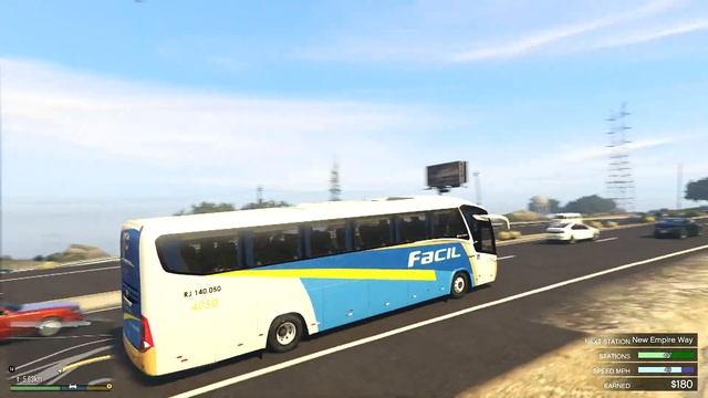 GTA V Sandy Shores x Airport Los Santos N170 Rota 02 P1 Mod Bus. смотреть онлайн
