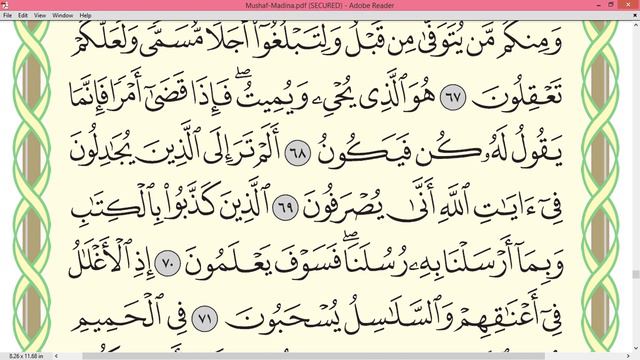 Practice reciting with shaykh Ayman Swayd - GHAFIR, p.475 смотреть онлайн