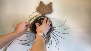 КРАСОТА из ДЖУТА своими руками / Jute craft idea