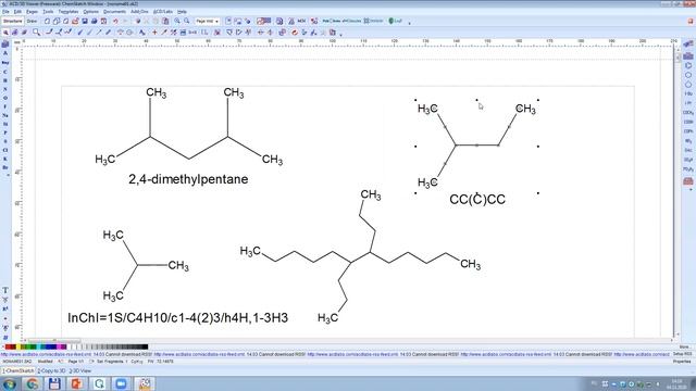 Первоосновы работы в молекулярных редакторах ChemSketch и MarvineSketch смотреть онлайн