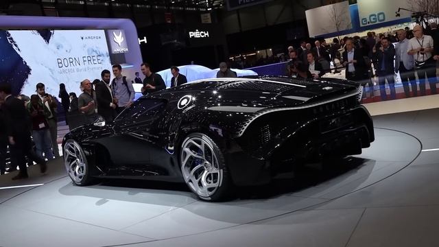 Bugatti La Voiture Noire en direct du salon de Genève 2019 смотреть онлайн