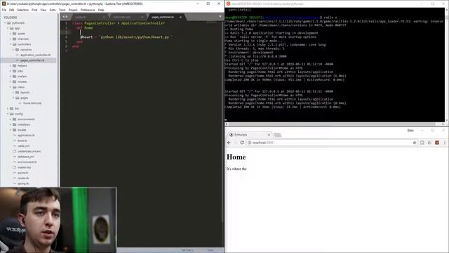 Python Inside Of Rails | Running Processes In Ruby | Ruby On Rails смотреть онлайн