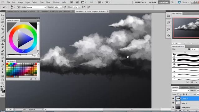 "Surreal Cloud" Photoshop CS5 Painting by ThadTaylorArt смотреть онлайн