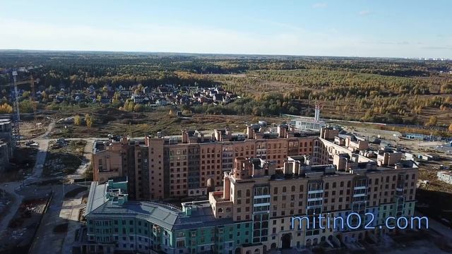 mitino2.com полёт 08.10.2018 над Митино О2 + над новой вырубкой около ЖК смотреть онлайн