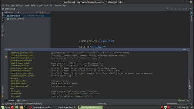 Cargar proyecto symfony + base de datos en linux смотреть онлайн