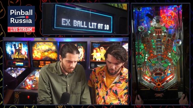 27.06.21 Стрим на пинбол автомате Attack from Mars Pinball Live stream смотреть онлайн