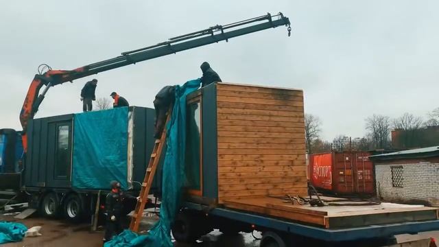 Модульный дом Smart House - доставка и монтаж на участок заказчика смотреть онлайн