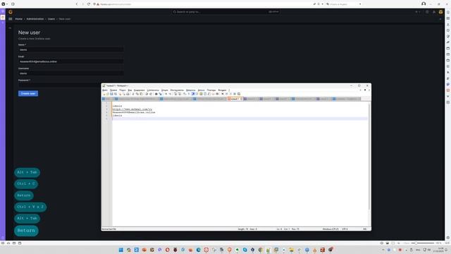 Создать нового пользователя в Grafana