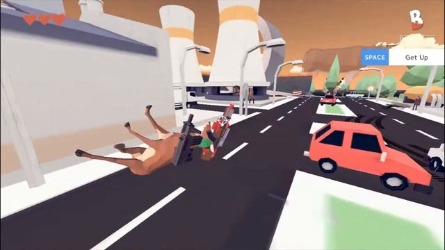 PLAYING DEER SIMULATOR AND DEAFEATING NEW COP смотреть онлайн