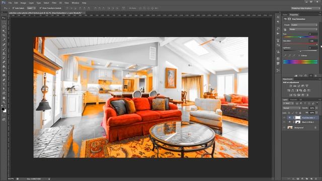 Selective Color Photo Effect in Photoshop смотреть онлайн