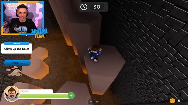 Uciekamy od GRIMACE z McDonald's w ROBLOX! смотреть онлайн
