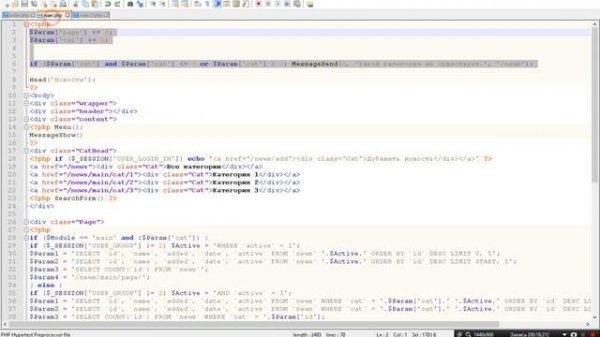 [PHP] Пишем свой движок. UPD index.php, страница 404