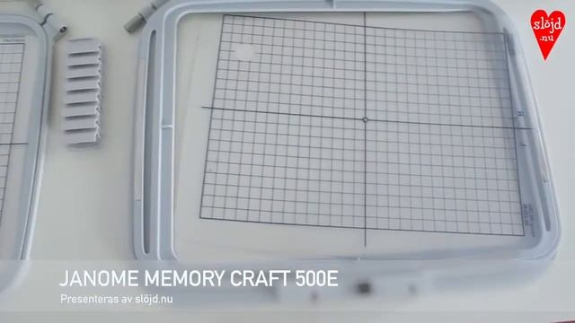 Slöjd med digitala verktyg: Unbox broderimaskin, Janome MC 500E смотреть онлайн