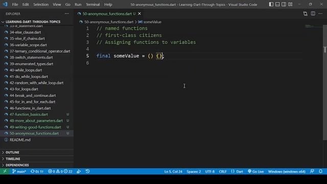 Anonymous Function In Dart? [#50] Tutorial In Hindi/Urdu (हिन्दी/اردو) смотреть онлайн