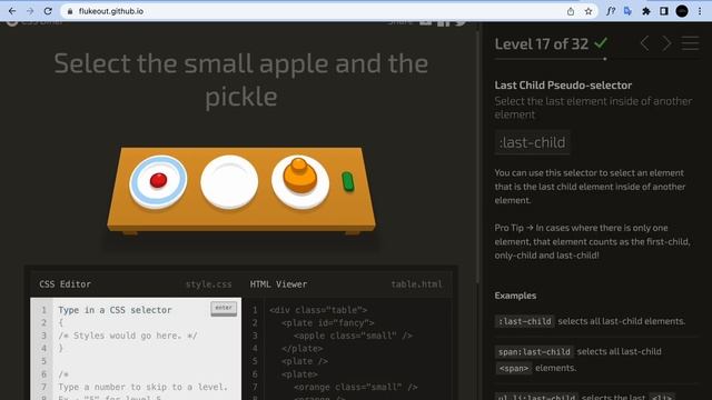 Découvrons ensemble CSS Diner смотреть онлайн