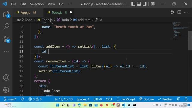 23 React Hooks Todo App Part 1 in Telugu смотреть онлайн