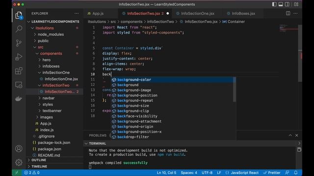 Styled Components React Complete Tutorial - React JS Real-World Project Fully Responsive смотреть онлайн