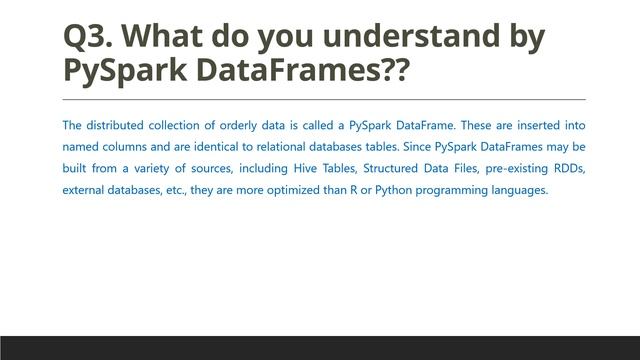 Pyspark interview questions Part - 4#Databricks #PysparkInterviewQuestions #DeltaLake#pyspark #spar смотреть онлайн