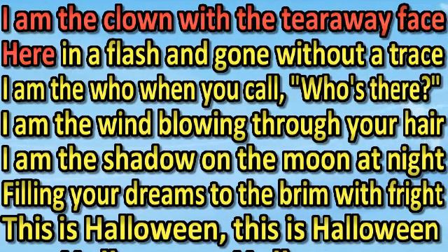 Marilyn manson - This Is Halloween (karaoke)(by request) смотреть онлайн