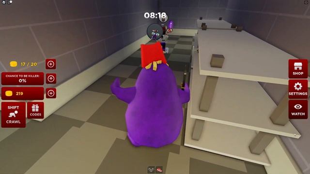 Поймал Всех Детей Играю За Гримасу в ROBLOX!!! | Grimace Shake ?[CODES] смотреть онлайн