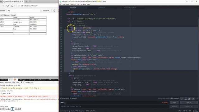 Google Sheets API - Read and Write Data смотреть онлайн