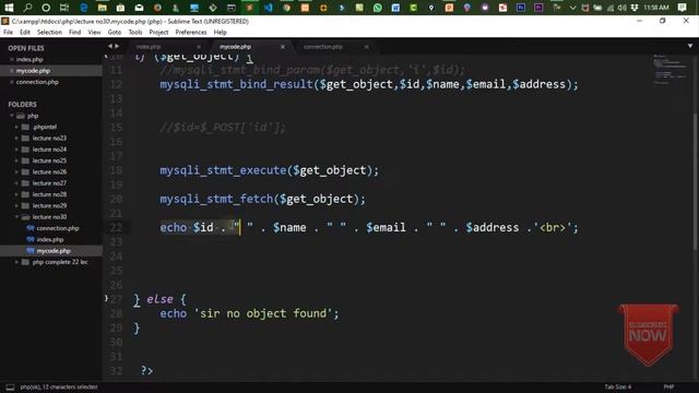 PHP Procedural & MySQLi Part 41 : Prepared Statement in PHP lec 2 | Hindi Urdu смотреть онлайн