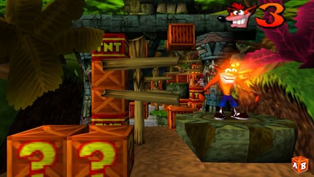 Crash Bandicoot Mod (NTSC) | Test #29 - Tiki's Jungle [Boulders]. смотреть онлайн