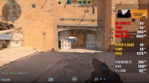 COUNTER-STRIKE 2 BENCHMARK | RYZEN 5 3600 + RX 5700XT
