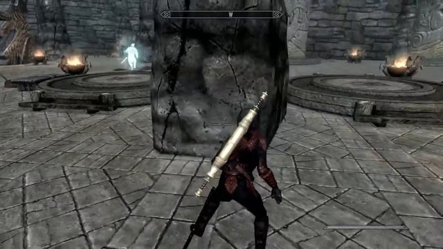 SKYRIM 忍者、　闘技場で修行part2 黒檀の騎手に挑む.... смотреть онлайн