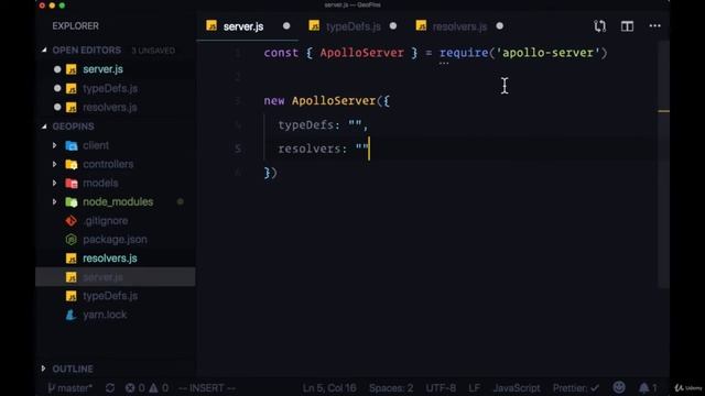 3- Creating our GraphQL Server #react #graphql #node #js #hooks смотреть онлайн